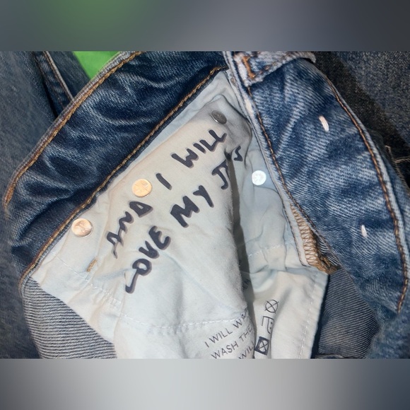 Boden Blue Boyfriend Denim Jeans size 10R - Picture 6 of 9